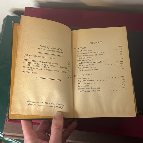 Modern Library Fairy Tales and Poems in Prose by Oscar Wilde Vintage 1925-1929 - Picture 9 of 15